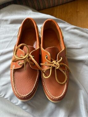 Dooney & Bourke Tanish brown Leather Boat Loafers